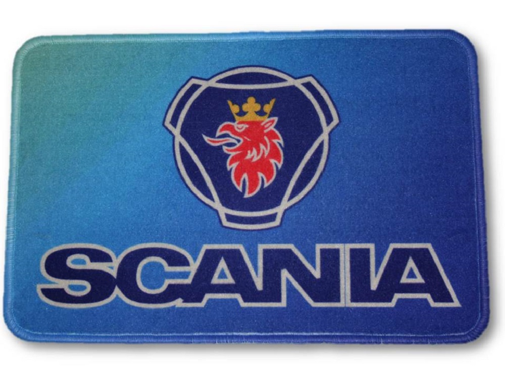 Fumatte Scania blau gekettelt<br />60cm x 40cm