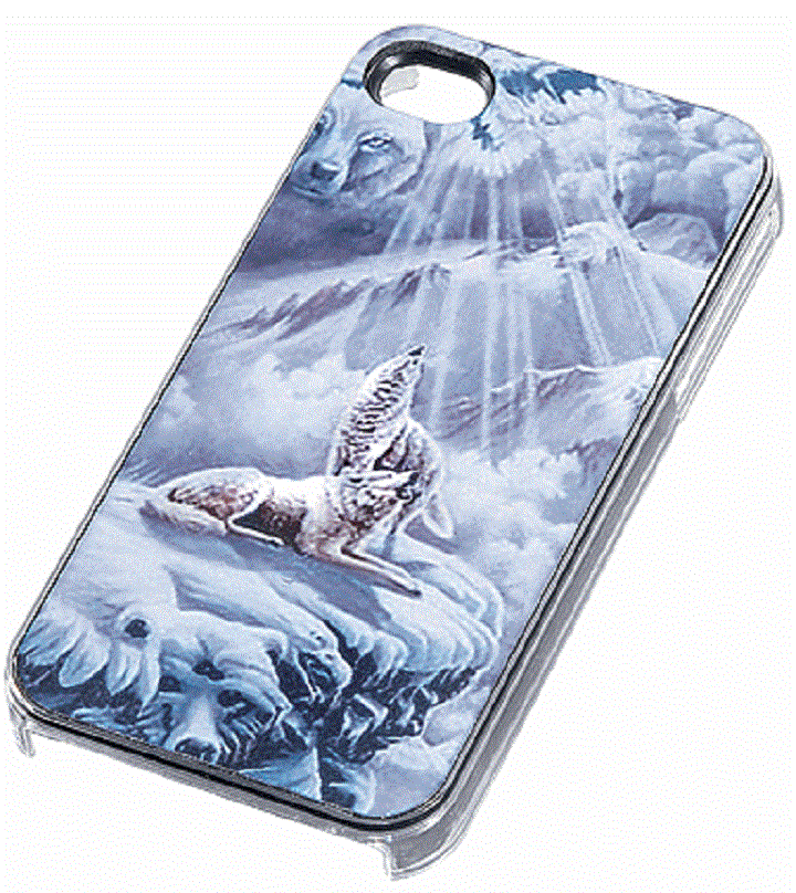 iPhone 4 + 4S cover Wolve Fantasy