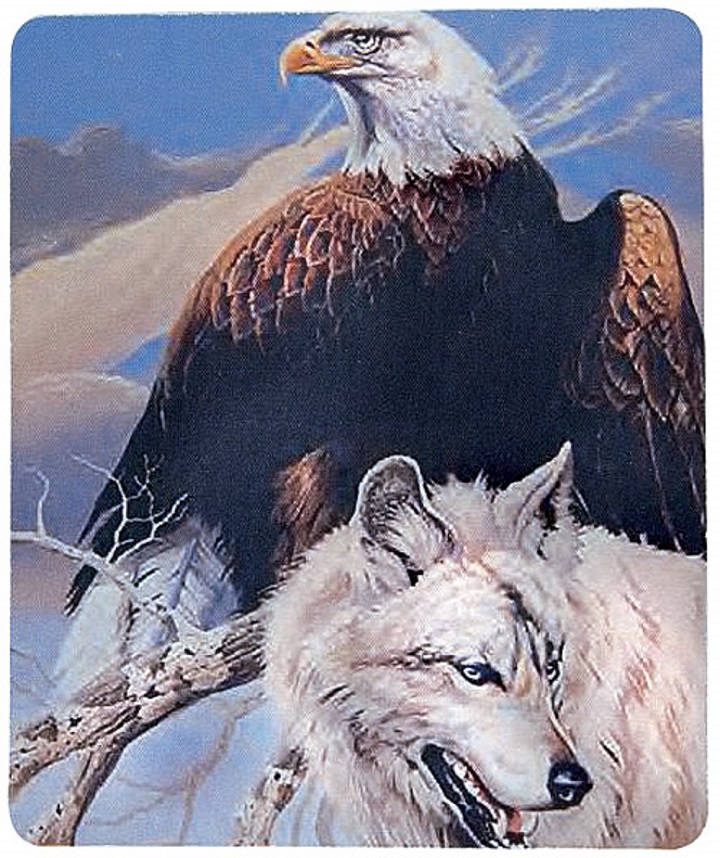 Mousepad Eagle-Wolf
