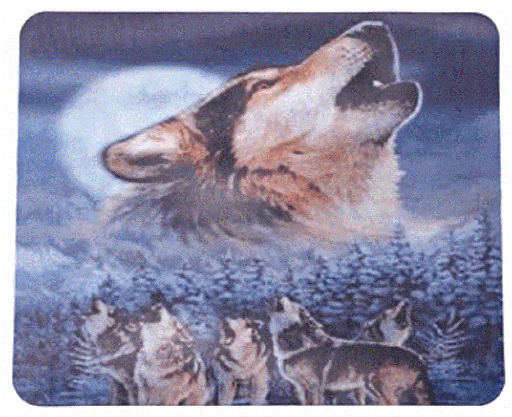 Mousepad Howling Wolve