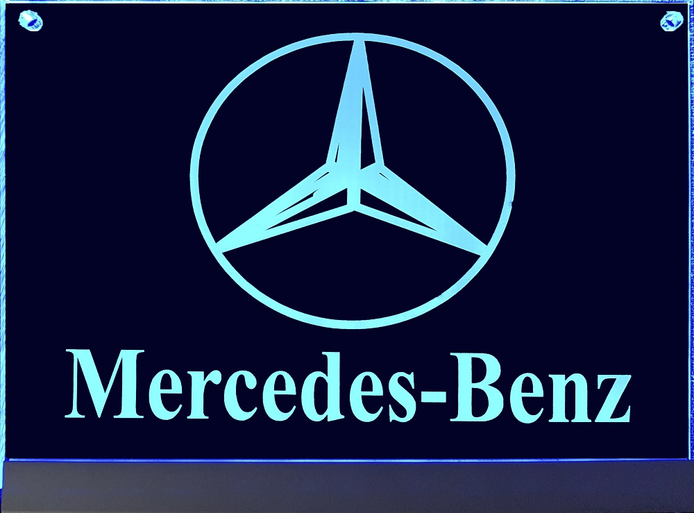LKW Leuchtschild Mercedes